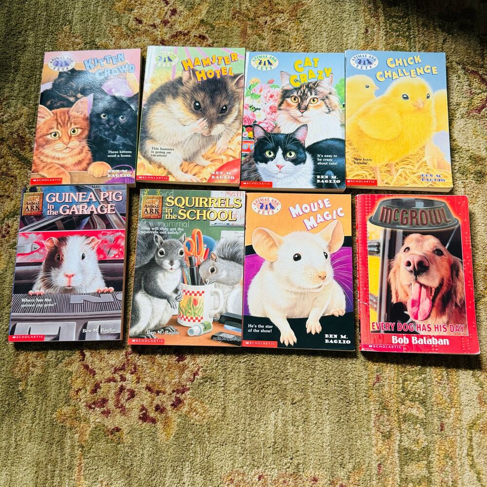 Animal Ark Books Ben Baglio Paperback Childrens Chapter Bonus McGrowl Set of 8
